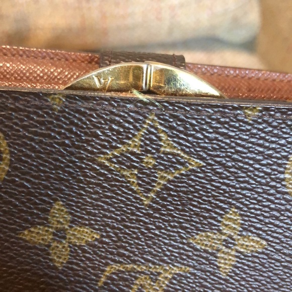 LOUIS VUITTON Monogram Porte Monnaie Viennois Bifold KissLock Wallet Authentic - Picture 11 of 17